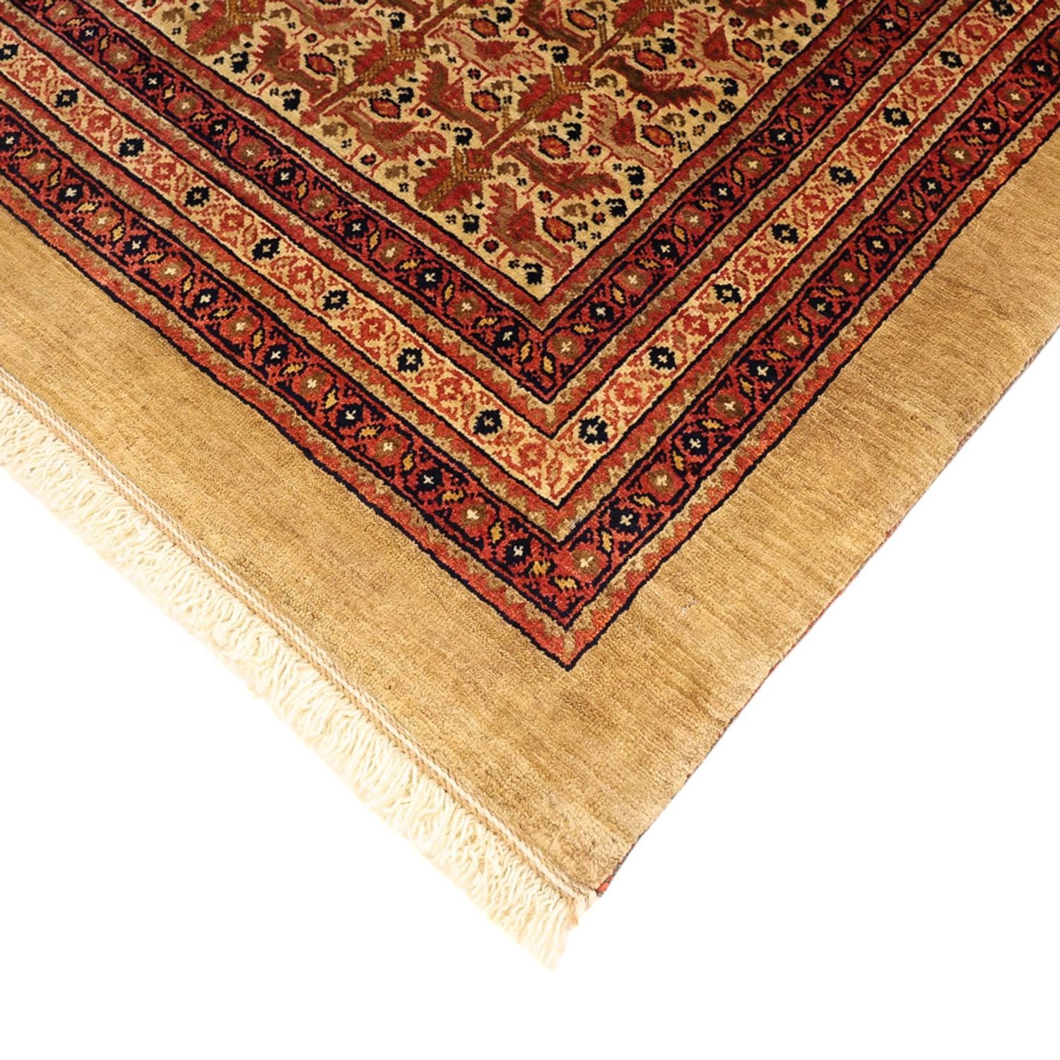 Alfombra de pasillo Alfombra Gabbeh - Loribaft Persa - 187 x 103 cm - marrón