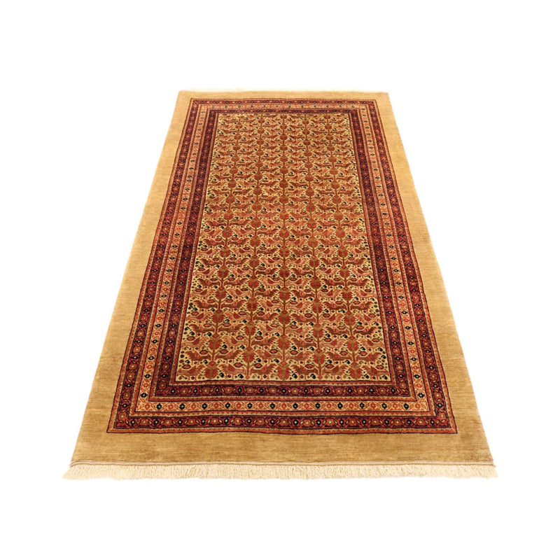 Alfombra de pasillo Alfombra Gabbeh - Loribaft Persa - 187 x 103 cm - marrón