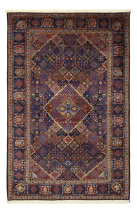 Alfombra persa - Keshan - 215 x 140 cm - azul oscuro
