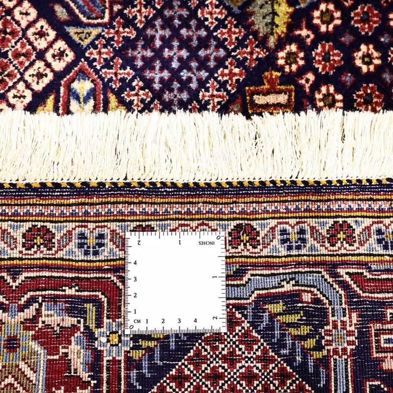 Alfombra persa - Keshan - 215 x 140 cm - azul oscuro