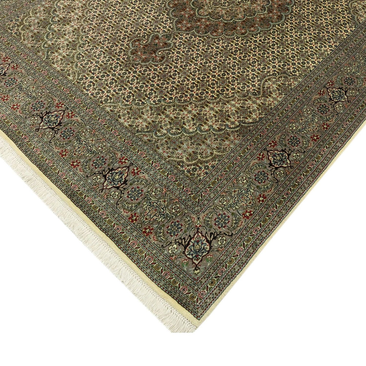 Alfombra Persa - Tabriz - Real - Real - 204 x 153 cm - plata