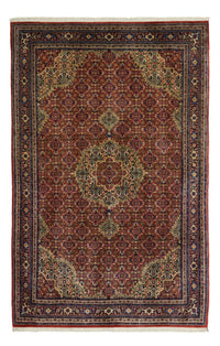 Alfombra persa - Bidjar - 216 x 144 cm - rojo oscuro