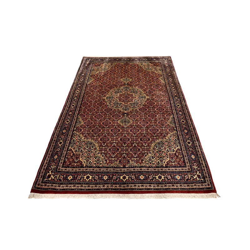 Alfombra persa - Bidjar - 216 x 144 cm - rojo oscuro