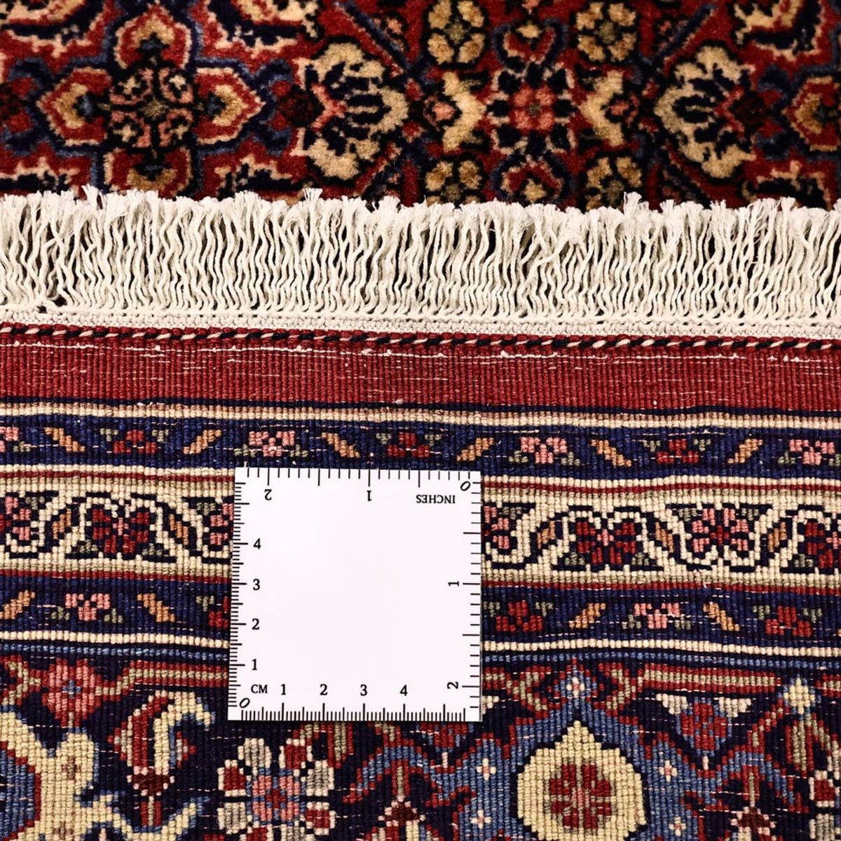 Alfombra persa - Bidjar - 216 x 144 cm - rojo oscuro
