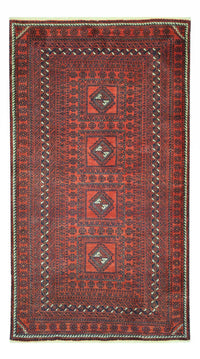 Alfombra Belutsch - 188 x 109 cm - rojo oscuro