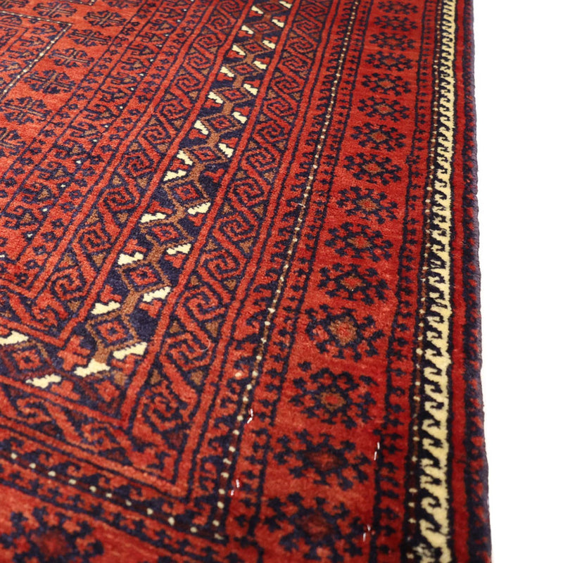 Alfombra Belutsch - 188 x 109 cm - rojo oscuro