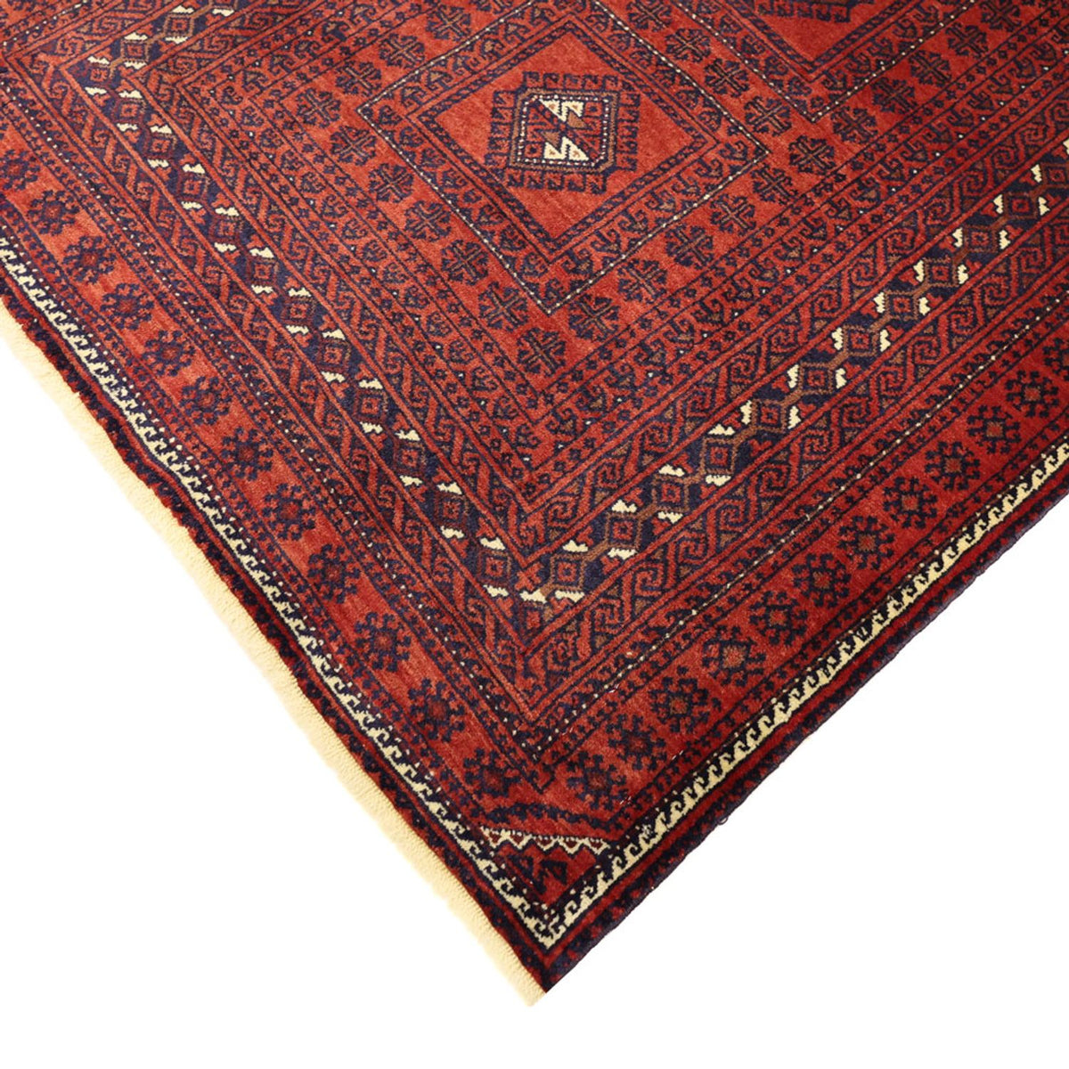 Alfombra Belutsch - 188 x 109 cm - rojo oscuro