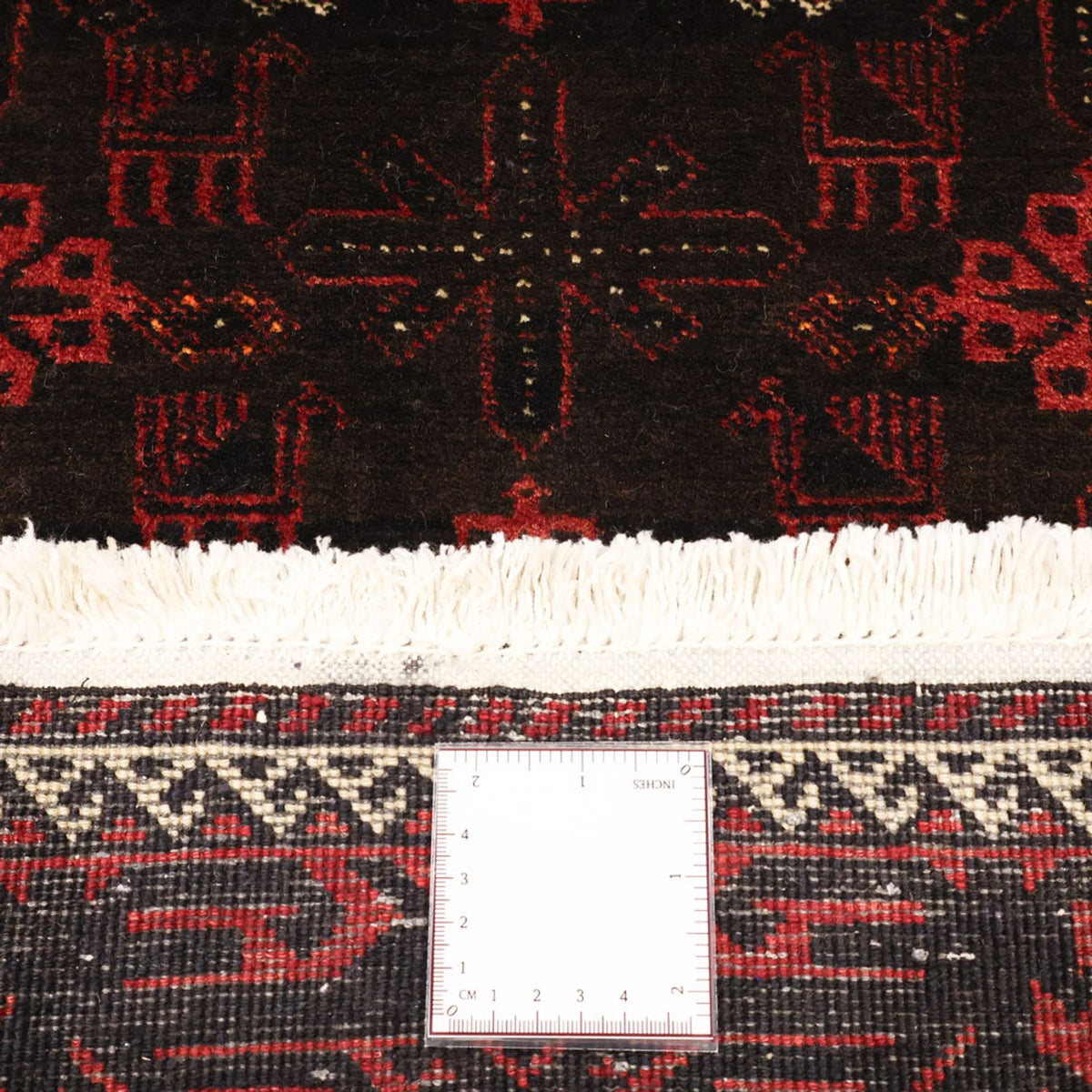 Alfombra Belutsch - 190 x 107 cm - rojo oscuro