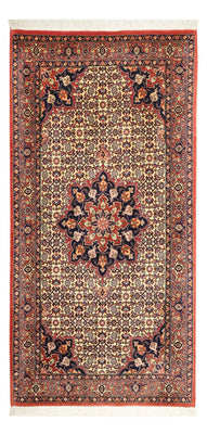 Alfombra persa - Bidjar - 140 x 70 cm - beige oscuro