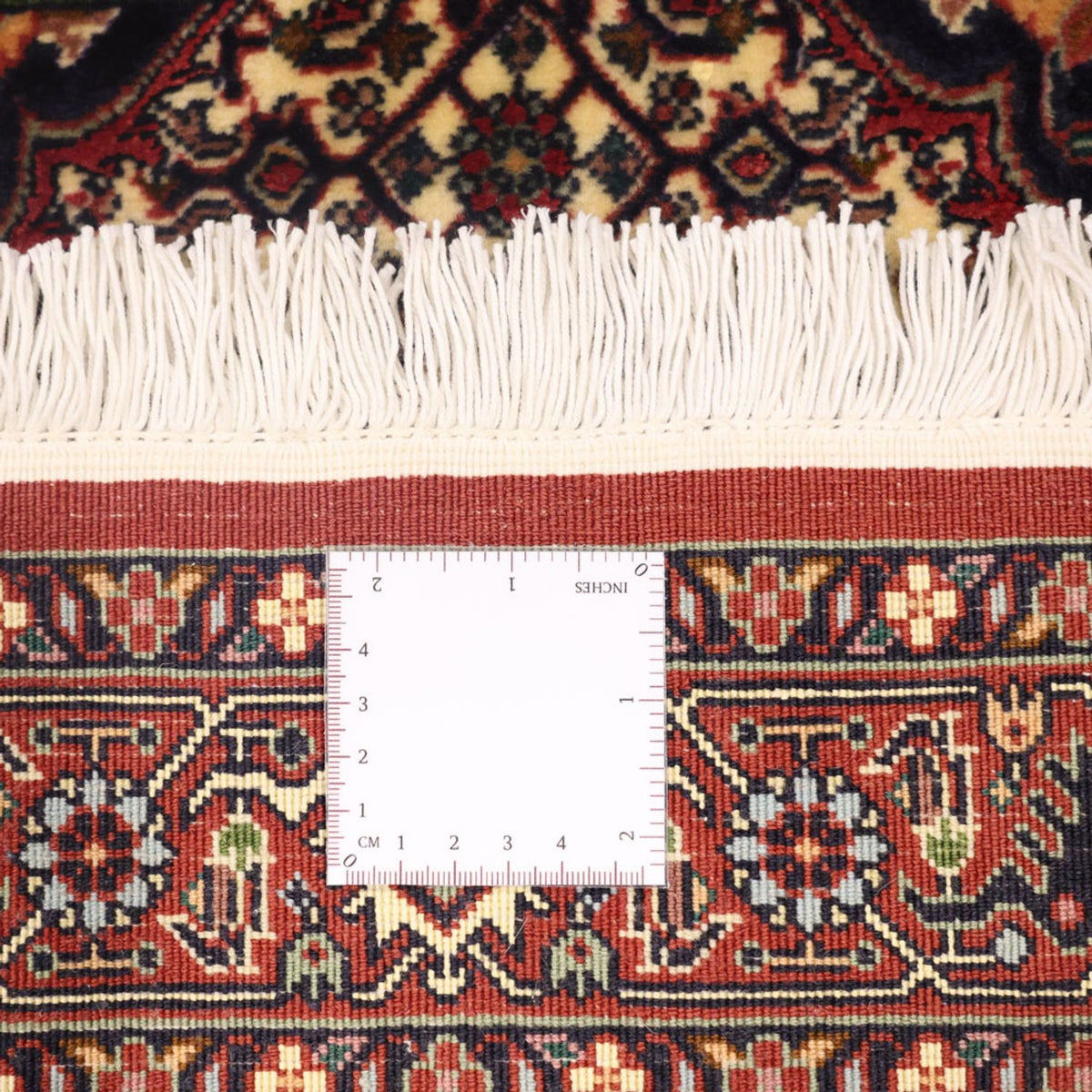 Alfombra persa - Bidjar - 140 x 70 cm - beige oscuro