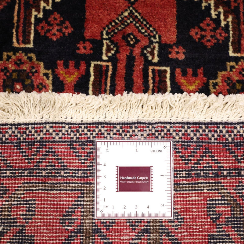 Alfombra de pasillo Alfombra Belutsch - 195 x 100 cm - rojo oscuro