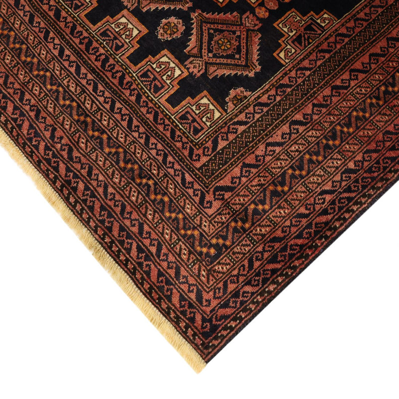 Alfombra de pasillo Alfombra Belutsch - 186 x 101 cm - marrón oscuro