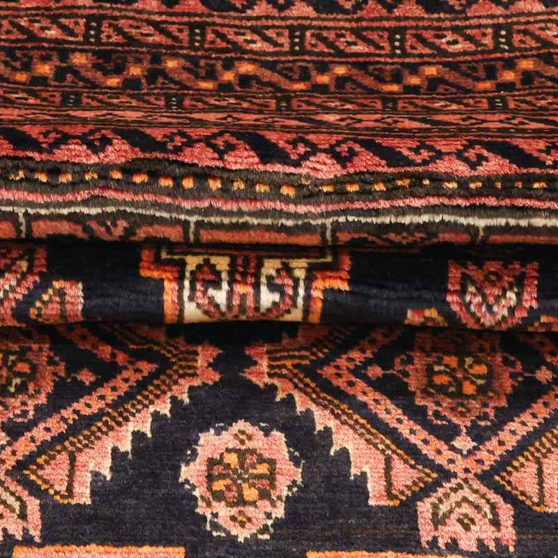 Alfombra de pasillo Alfombra Belutsch - 186 x 101 cm - marrón oscuro