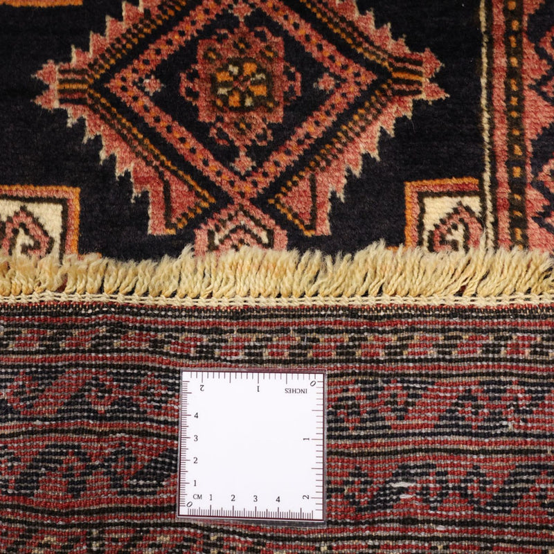 Alfombra de pasillo Alfombra Belutsch - 186 x 101 cm - marrón oscuro