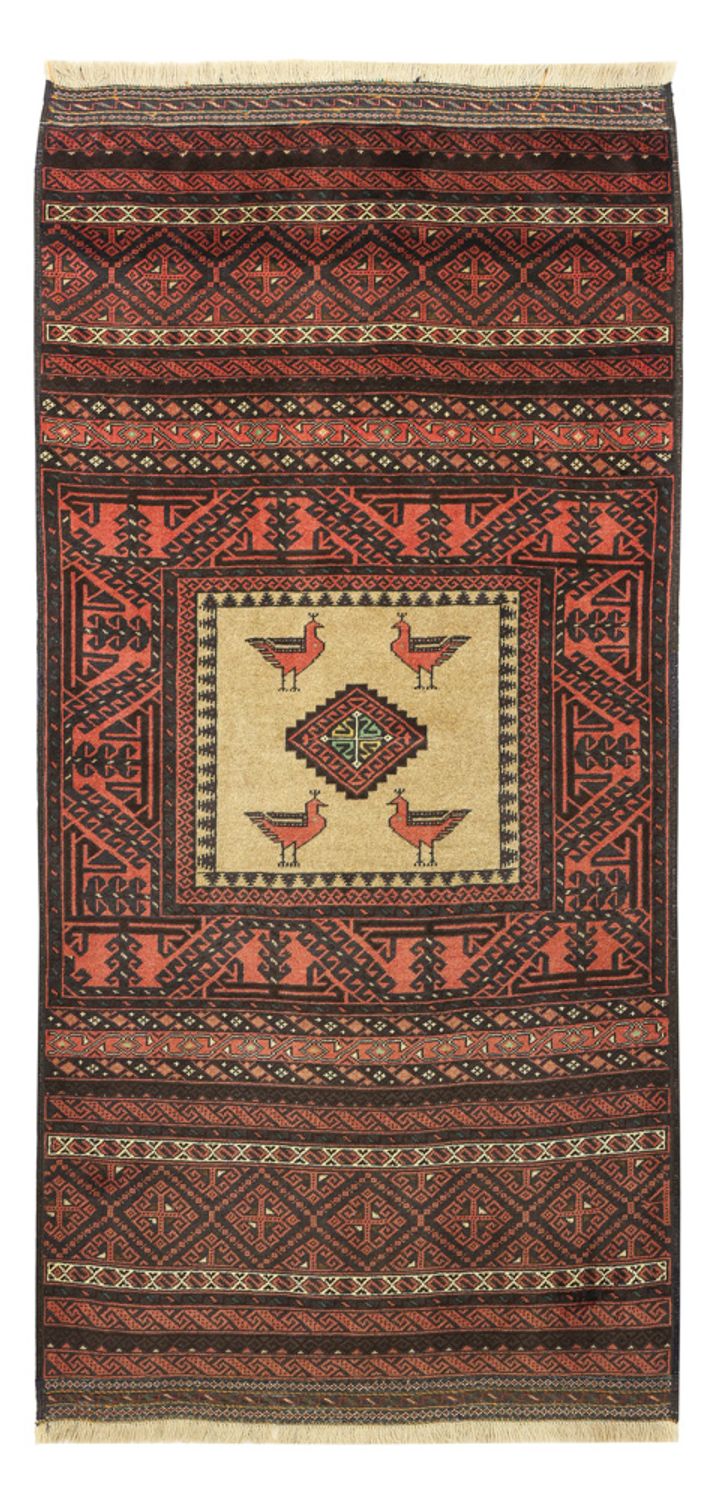 Alfombra de pasillo Alfombra Belutsch - 198 x 96 cm - multicolor