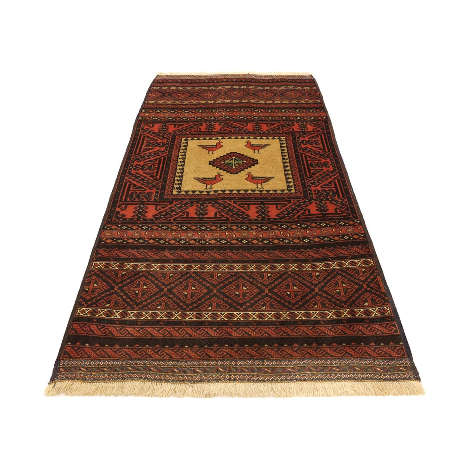 Alfombra de pasillo Alfombra Belutsch - 198 x 96 cm - multicolor