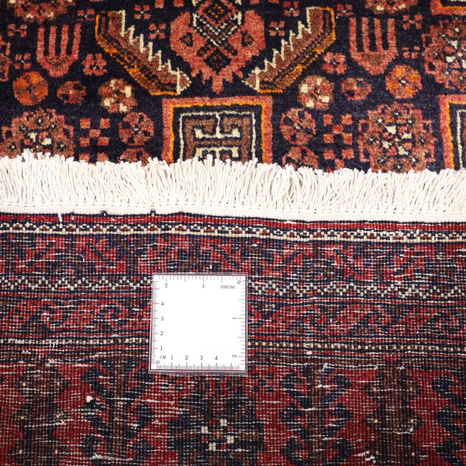 Alfombra de pasillo Alfombra Belutsch - 198 x 109 cm - marrón oscuro