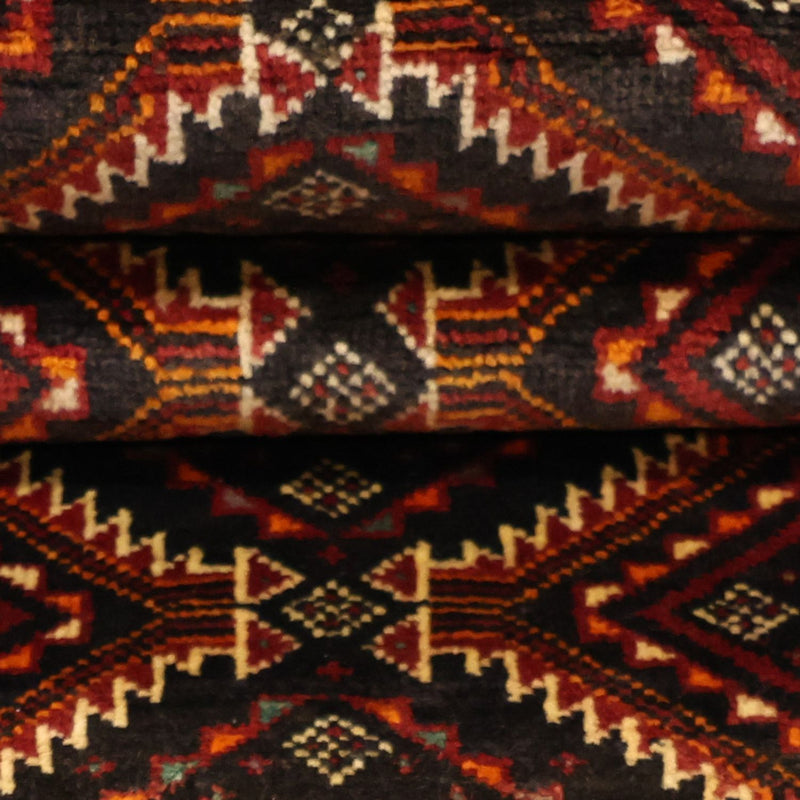 Alfombra de pasillo Alfombra Belutsch - 195 x 98 cm - rojo oscuro