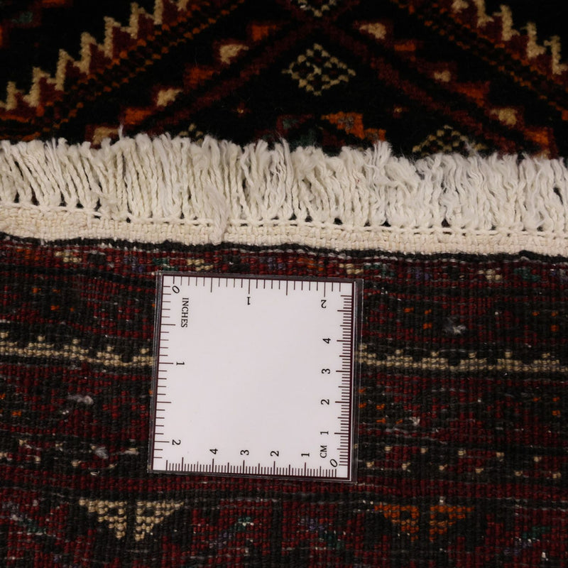 Alfombra de pasillo Alfombra Belutsch - 195 x 98 cm - rojo oscuro