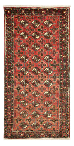 Alfombra de pasillo Alfombra Belutsch - 205 x 104 cm - rojo