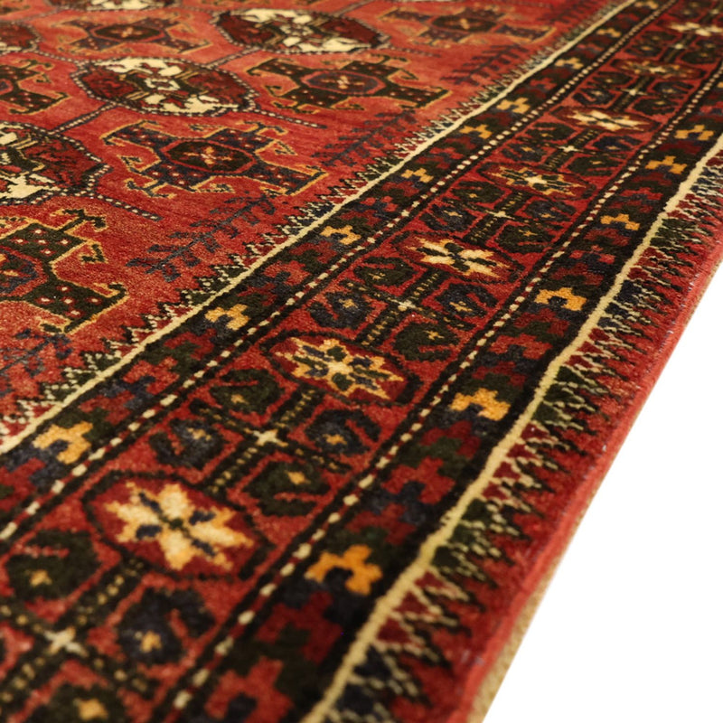 Alfombra de pasillo Alfombra Belutsch - 205 x 104 cm - rojo