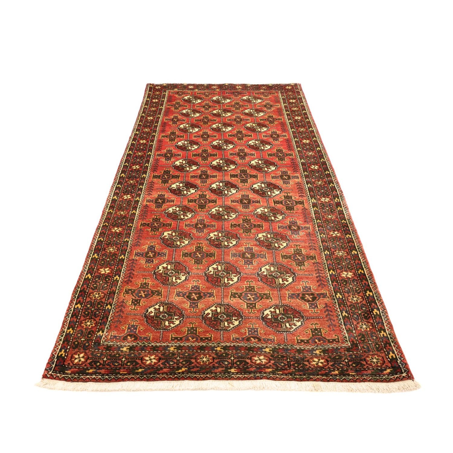 Alfombra de pasillo Alfombra Belutsch - 205 x 104 cm - rojo