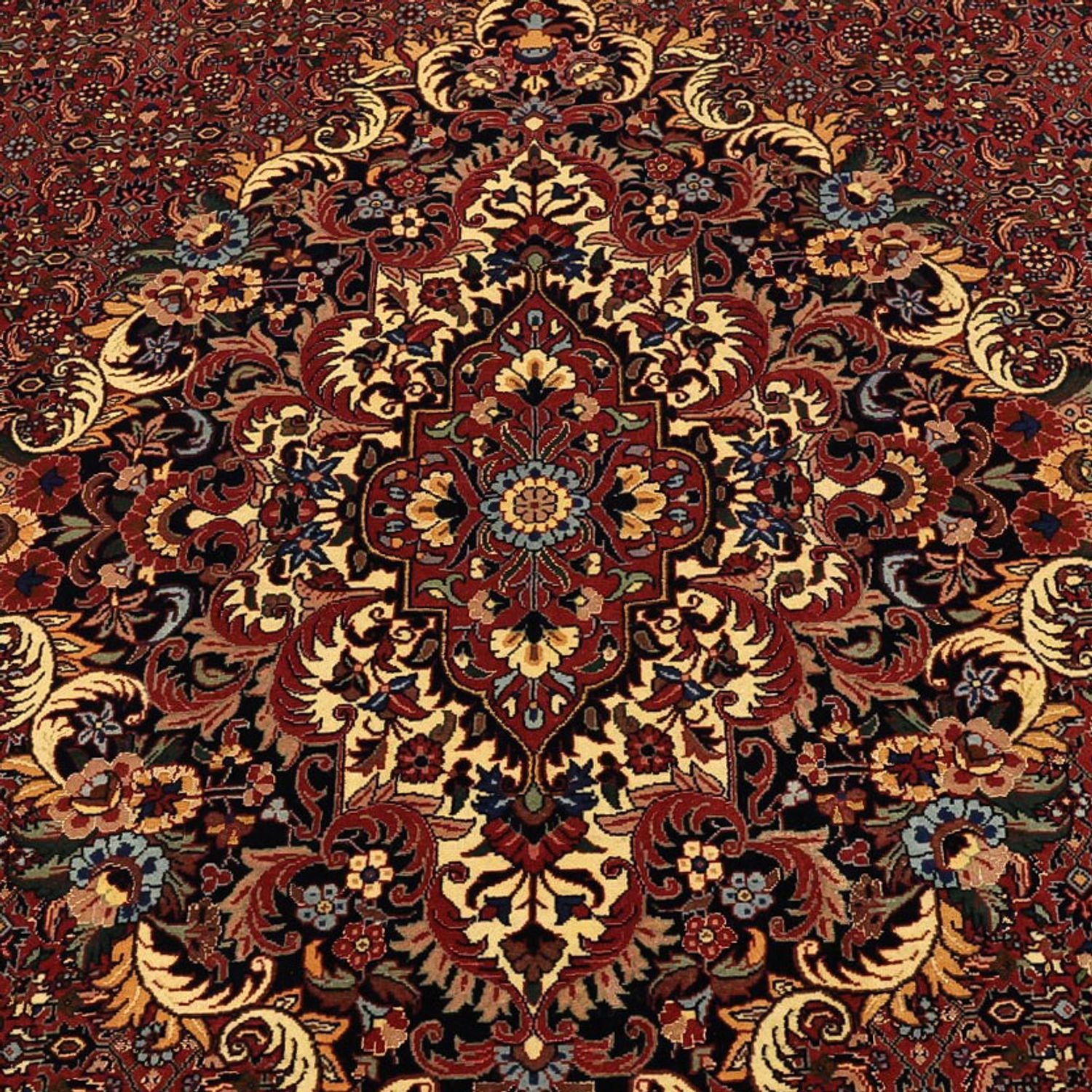 Alfombra persa - Bidjar - Real - 304 x 254 cm - terracota