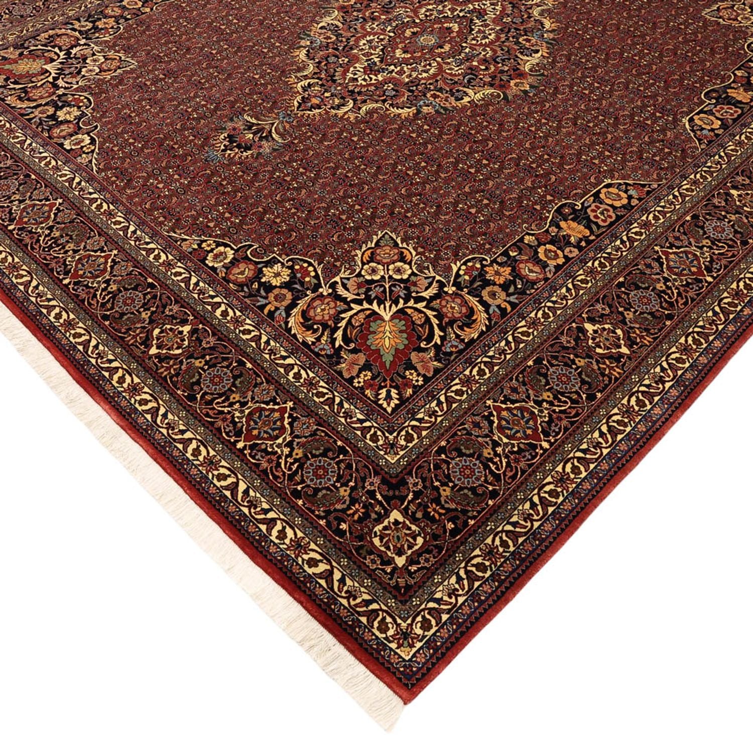 Alfombra persa - Bidjar - Real - 304 x 254 cm - terracota