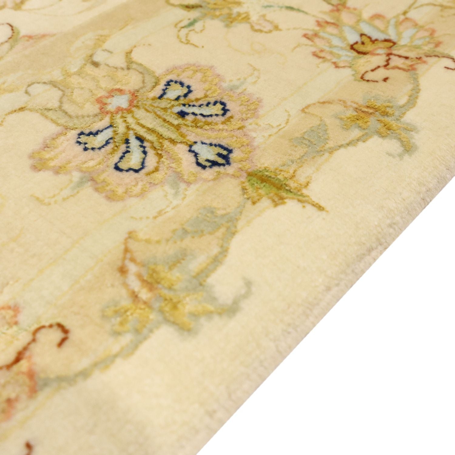 Alfombra Persa - Tabriz - Prima - Urdimbre de seda - 160 x 97 cm - arena
