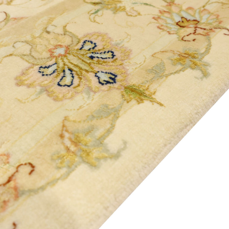 Alfombra Persa - Tabriz - Prima - Urdimbre de seda - 160 x 97 cm - arena