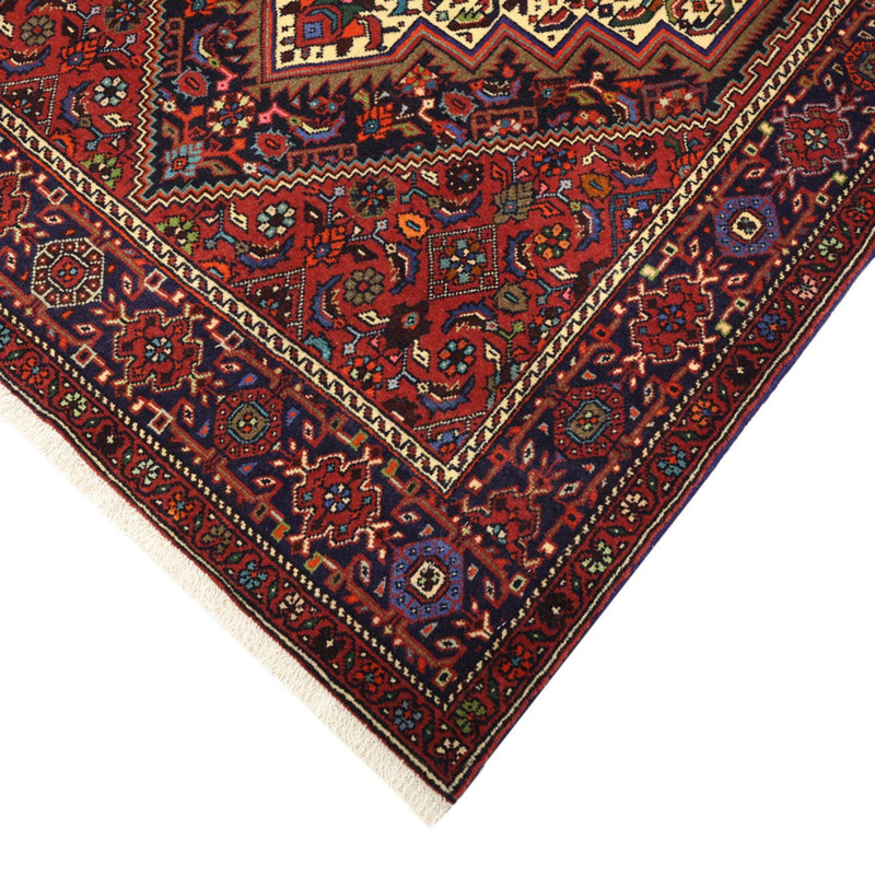 Alfombra persa - Nómada - 152 x 102 cm - rojo oscuro