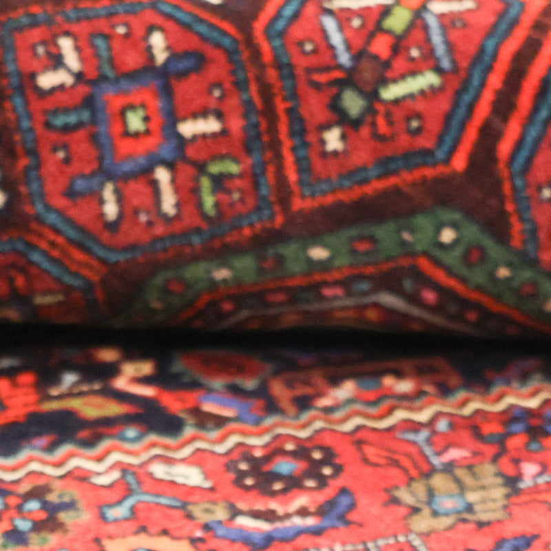 Alfombra persa - Nómada - 152 x 102 cm - rojo oscuro