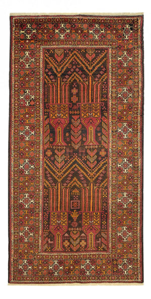 Alfombra de pasillo Alfombra Belutsch - 211 x 102 cm - multicolor