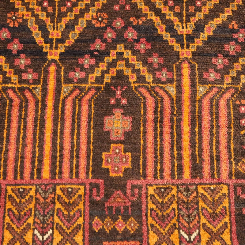 Alfombra de pasillo Alfombra Belutsch - 211 x 102 cm - multicolor
