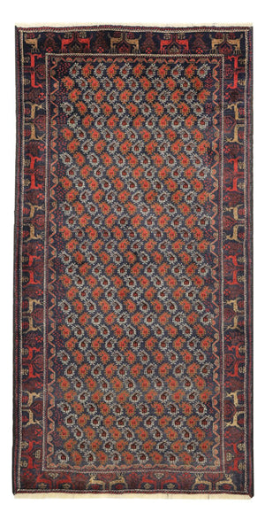 Alfombra de pasillo Alfombra Belutsch - 210 x 110 cm - multicolor
