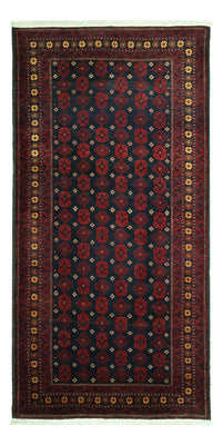 Alfombra de pasillo Alfombra Belutsch - 207 x 106 cm - rojo oscuro