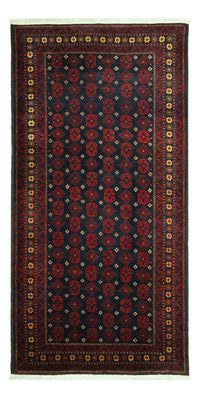 Alfombra de pasillo Alfombra Belutsch - 207 x 106 cm - rojo oscuro