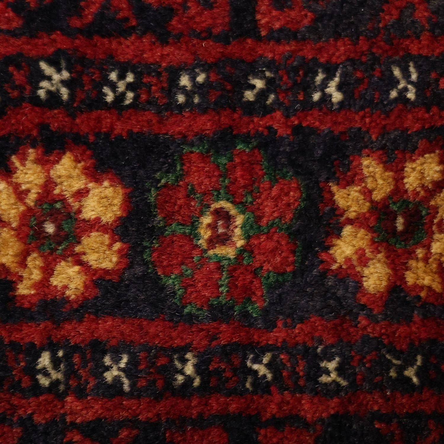 Alfombra de pasillo Alfombra Belutsch - 207 x 106 cm - rojo oscuro