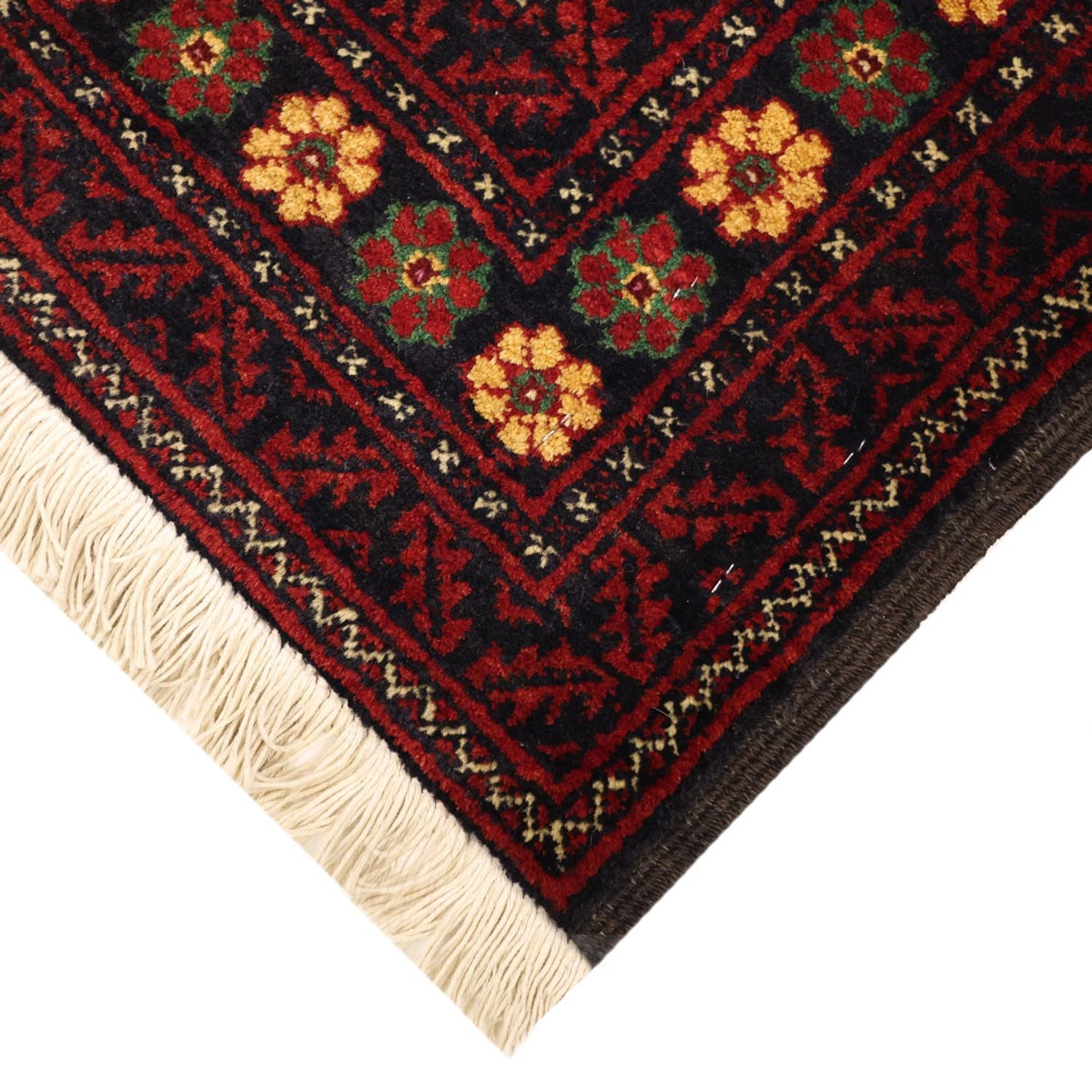 Alfombra de pasillo Alfombra Belutsch - 207 x 106 cm - rojo oscuro
