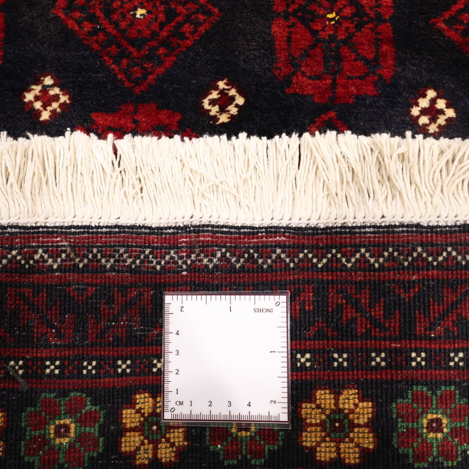 Alfombra de pasillo Alfombra Belutsch - 207 x 106 cm - rojo oscuro