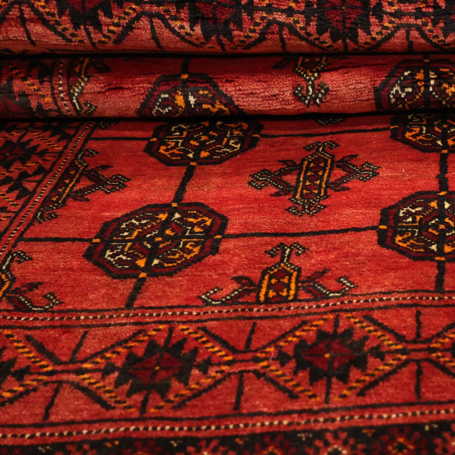 Alfombra Belutsch - 212 x 133 cm - rojo
