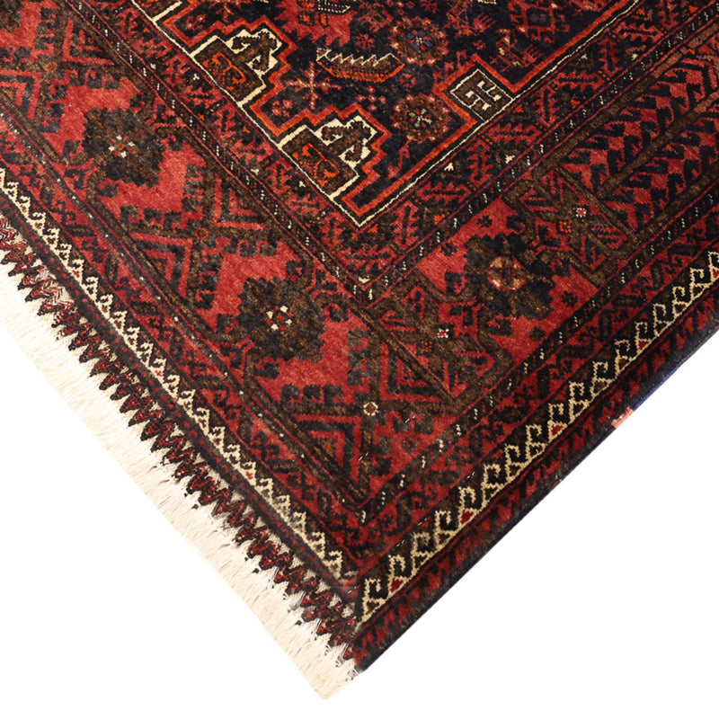 Alfombra de pasillo Alfombra Belutsch - 190 x 99 cm - rojo oscuro