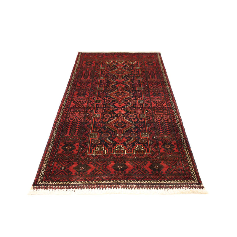 Alfombra de pasillo Alfombra Belutsch - 190 x 99 cm - rojo oscuro