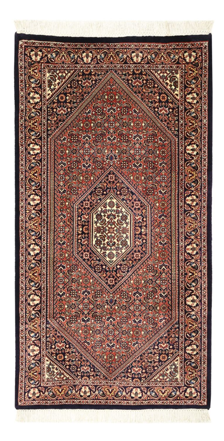 Alfombra persa - Bidjar - Real - 134 x 73 cm - óxido