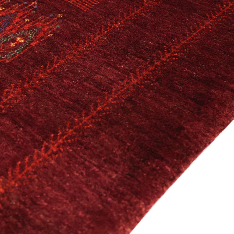 Alfombra Gabbeh - Persa Kashkuli - 150 x 84 cm - rojo