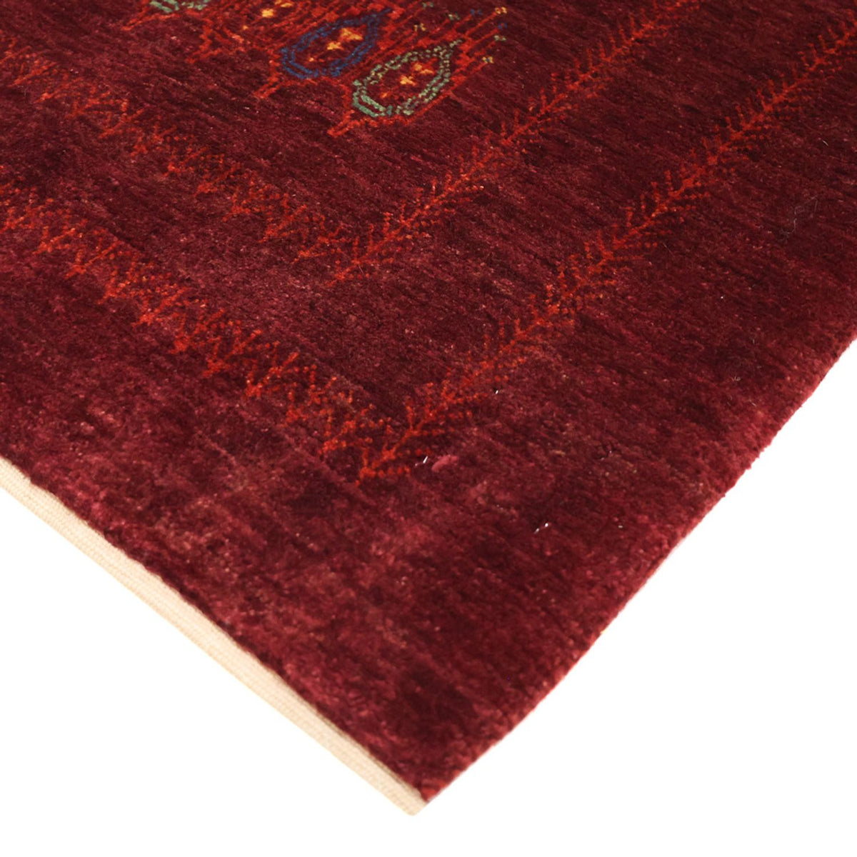 Alfombra Gabbeh - Persa Kashkuli - 150 x 84 cm - rojo