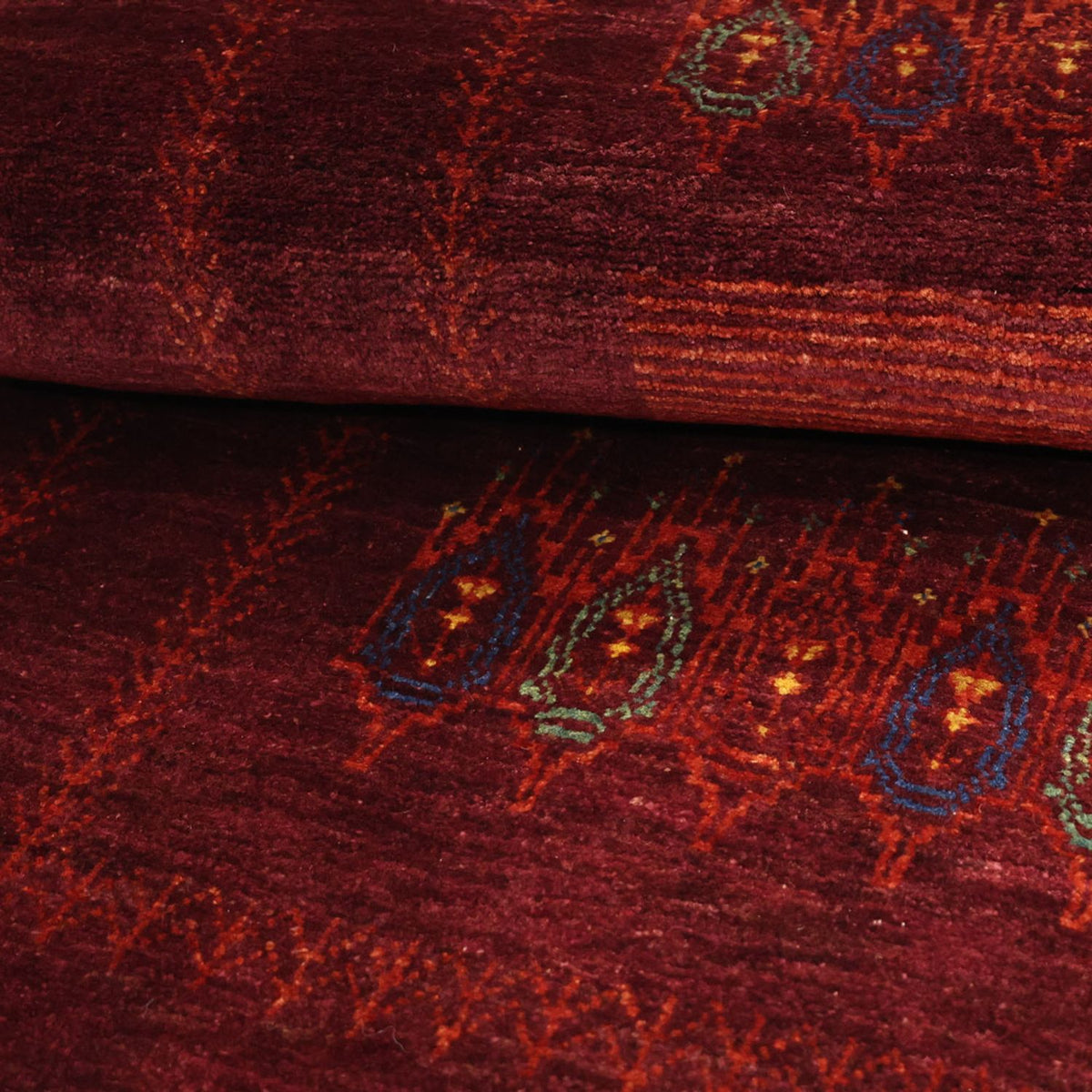 Alfombra Gabbeh - Persa Kashkuli - 150 x 84 cm - rojo