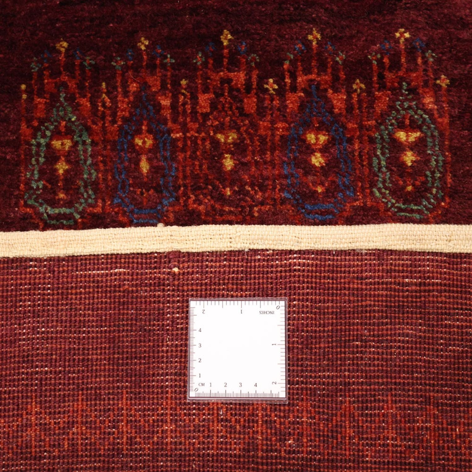 Alfombra Gabbeh - Persa Kashkuli - 150 x 84 cm - rojo