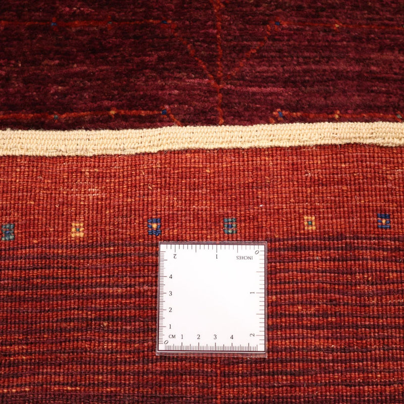 Alfombra Gabbeh - Persa Kashkuli - 130 x 81 cm - rojo oscuro