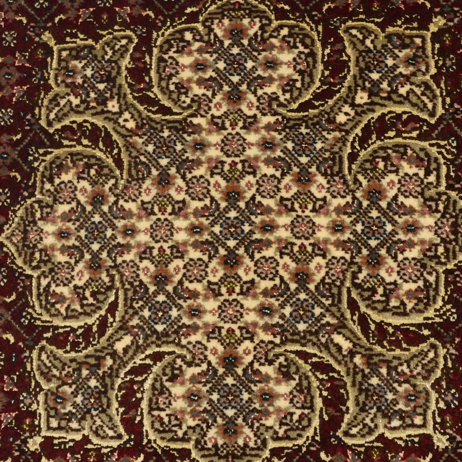 Alfombra Persa - Tabriz - Real - 110 x 59 cm - beige oscuro